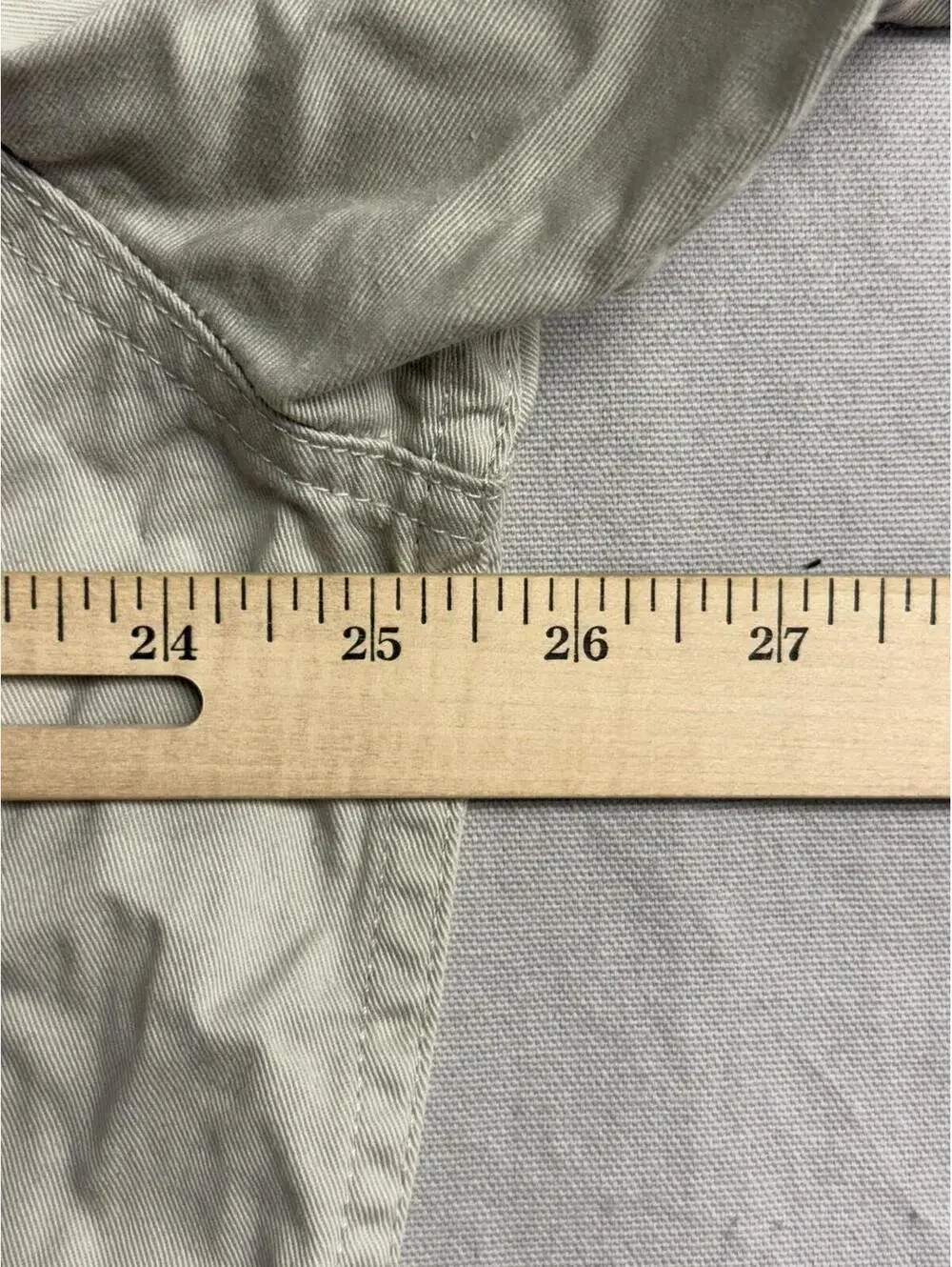 Classic Eddie Bauer Men's Zip Up Jacket Cream Color - L